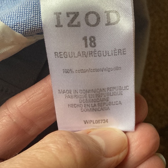 Light blue Boys Izod pants - Picture 8 of 8